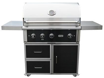 Wildfire Ranch PRO 36-Inch Black 304 Stainless Steel Freestanding Gas Grill