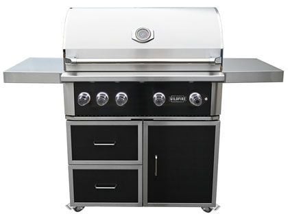 Wildfire Ranch PRO 42-Inch Black 304 Stainless Steel Freestanding Gas Grill