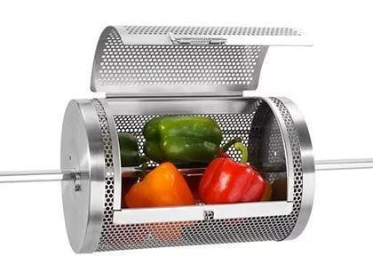 Lynx Rotisserie Basket For Any Lynx Professional Or Sedona By Lynx Rotisserie Grill