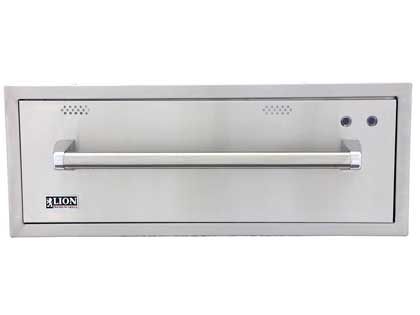 Lion 30-Inch Built-In 120V Electric Stainless Steel Warming Drawer