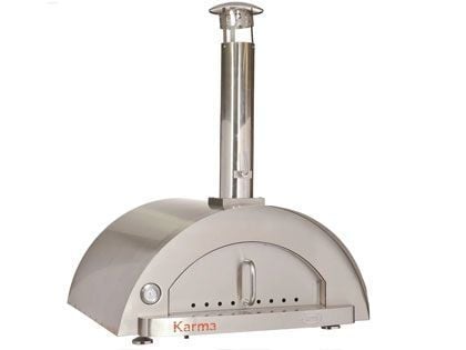 WPPO Karma 42-Inch Stainless Steel Wood Fired Pizza Oven
