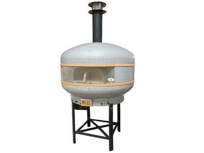 WPPO 48-Inch Professional Lava Digital Controlled Wood-Fired Oven With Convection Fan