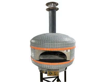 WPPO 40-Inch Professional Lava Digital Controlled Wood-Fired Oven With Convection Fan