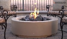 Louvre Round Fire Pit