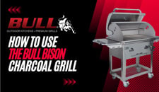 Cooking on the Bison Grill