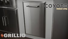 Coyote Recycle & Trash Combo