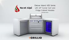 Mont Alpi 400 Series Island with 45 Degree Corners