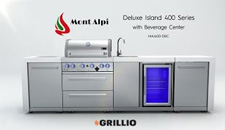Mont Alpi 400-Series Deluxe Island with Beverage Center