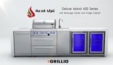 Mont Alpi 400-Series Deluxe Island with Beverage Center