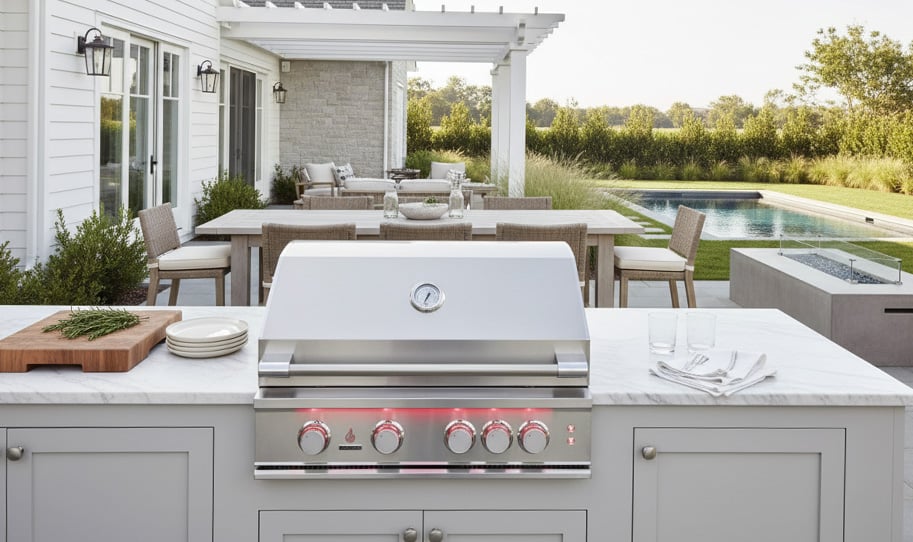 outdoor kitchen
