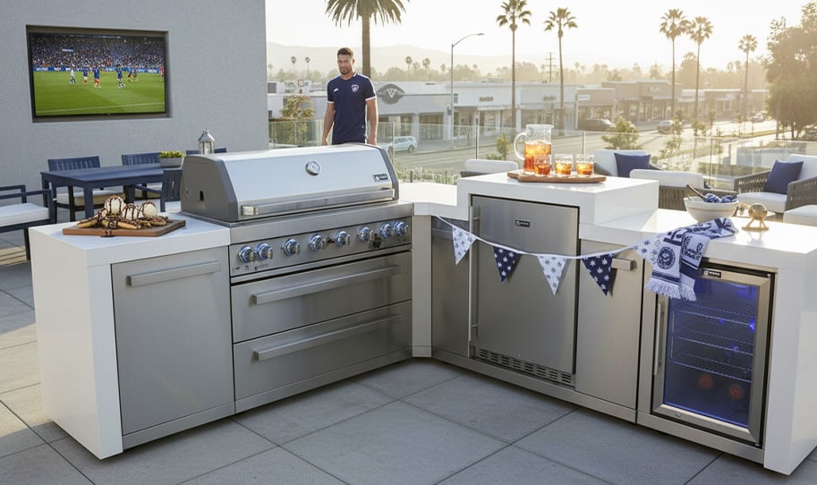 Mont Alpi Outdoor Kitchen Islands & Grills