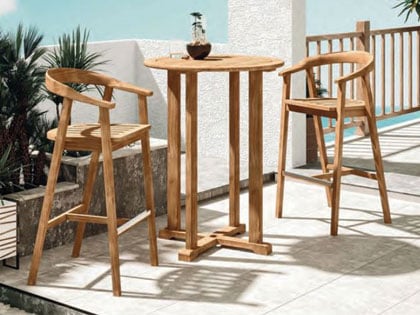 HiTeak Outdoor Bistro Sets