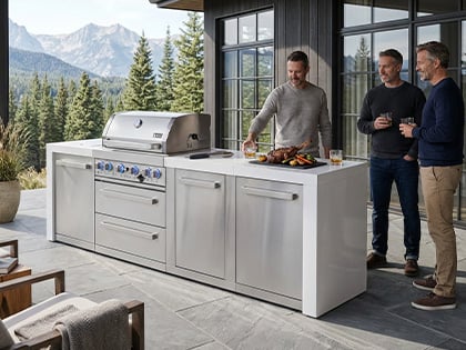 Mont Alpi Deluxe 400 Series Outdoor Kitchens