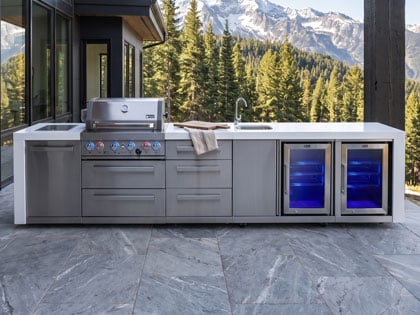 Mont Alpi Deluxe 400 Series Outdoor Kitchens