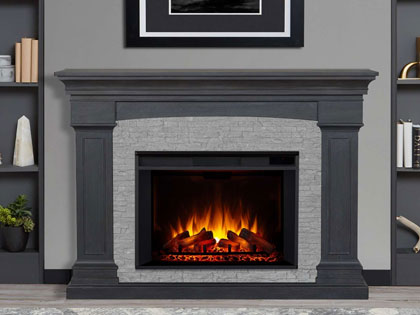 Real Flame Electric Fireplace Mantels