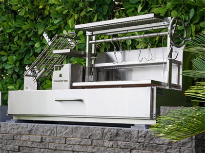 Tagwood BBQ Wood & Charcoal Built-In Argentine Grills