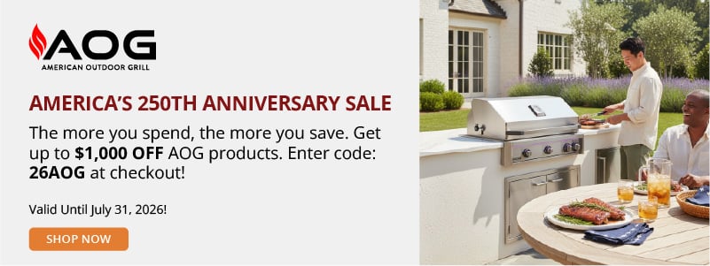 American Outdoor Grills 4th of July promotion