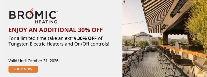 Bromic Heating 30% off promotion
