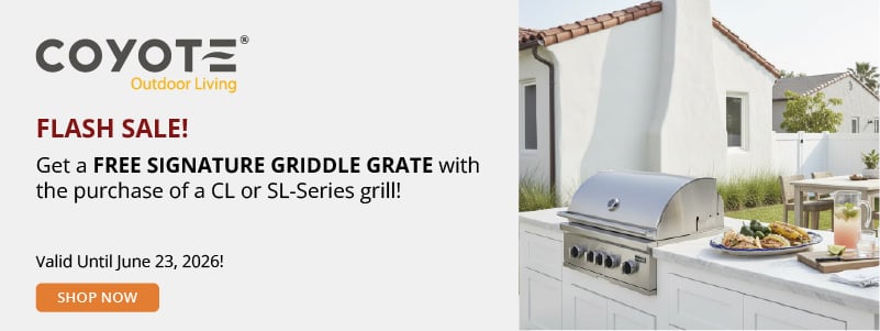 Coyote Griddle Grate Promotion