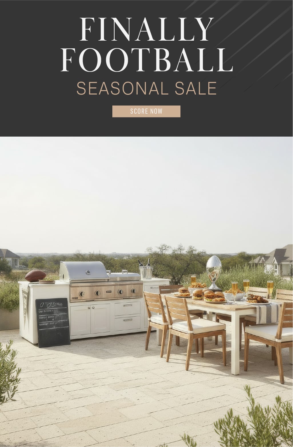 Grillio Finally Football Sale