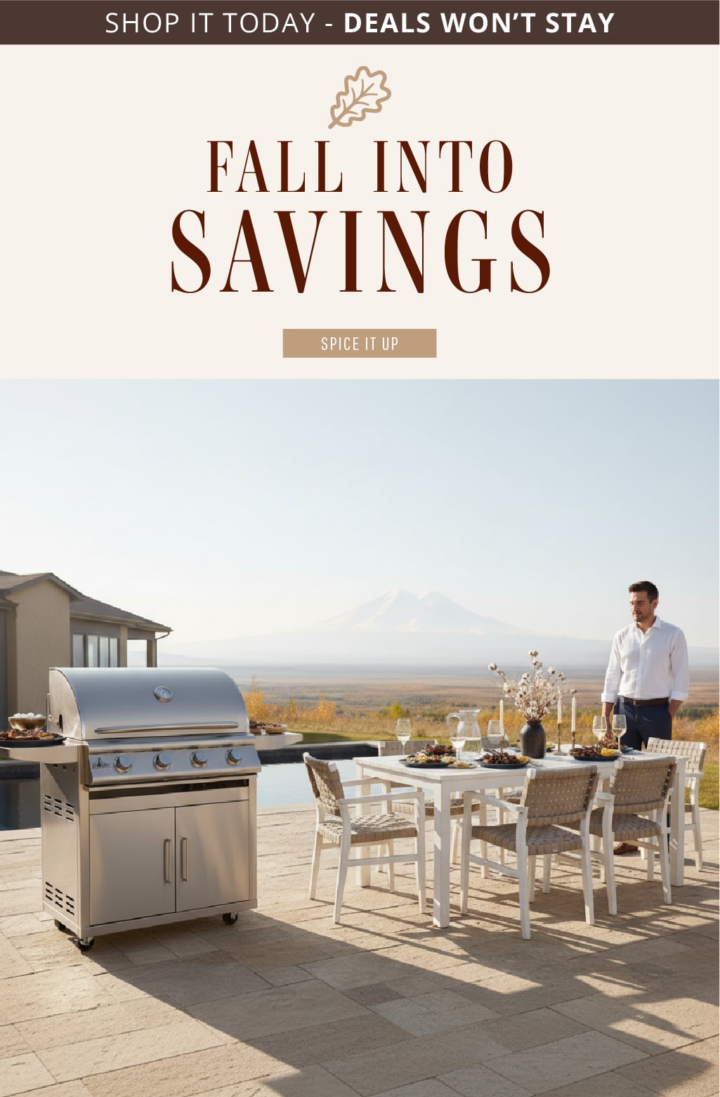 Grillio Fall Into Savings