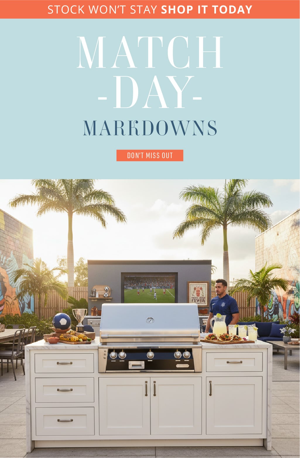 Grillio Matchday Markdowns Sale
