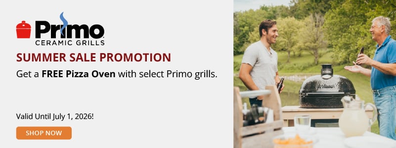 Primo pizza oven promotion