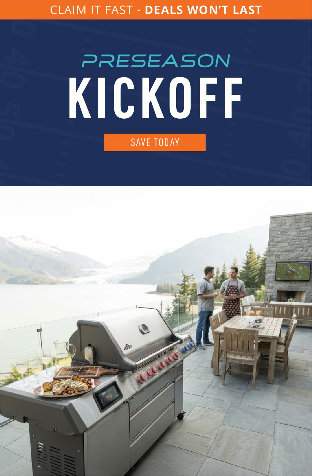 Grillio Preseason Kickoff Sale