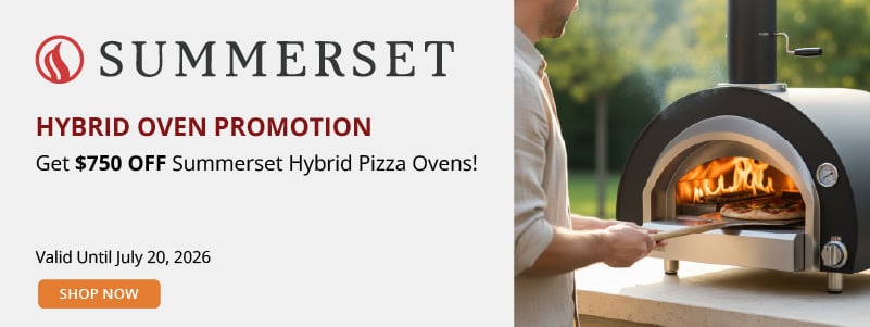 Summerset pizza oven promotion