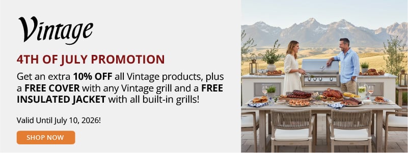 Vintage Grills 4th of July promotion